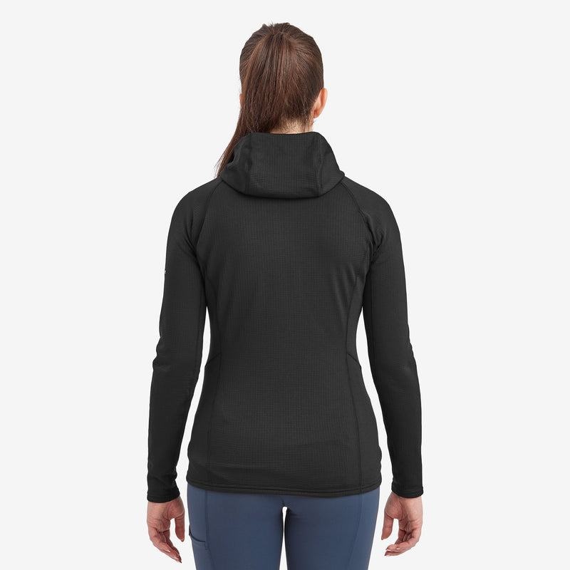 Montane Protium Met Capuchon Fleece Jassen Dames Zwart | ISZ7218GF