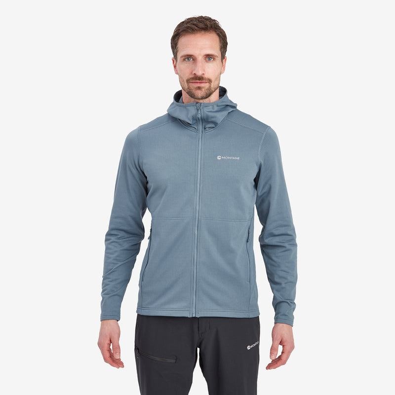 Montane Protium Met Capuchon Fleece Jassen Heren Grijs Blauw | PRX2537YU