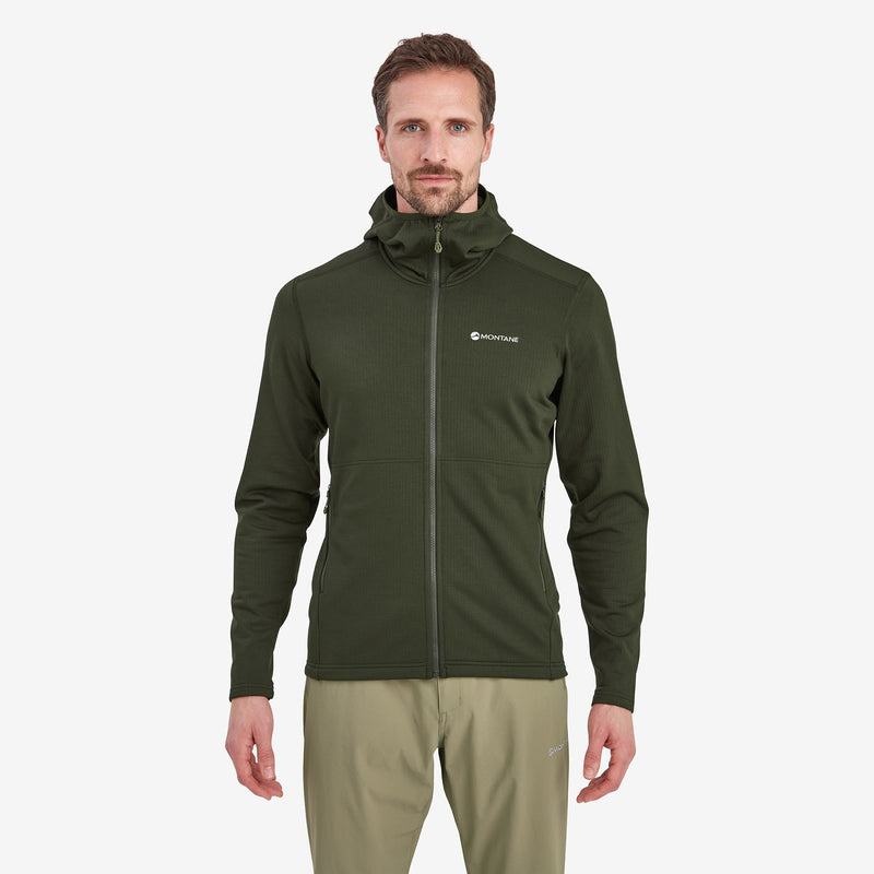 Montane Protium Met Capuchon Fleece Jassen Heren Donkergroen | KKC36AS