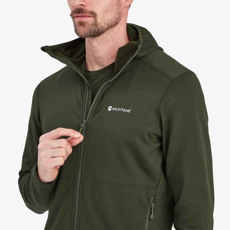 Montane Protium Met Capuchon Fleece Jassen Heren Donkergroen | KKC36AS