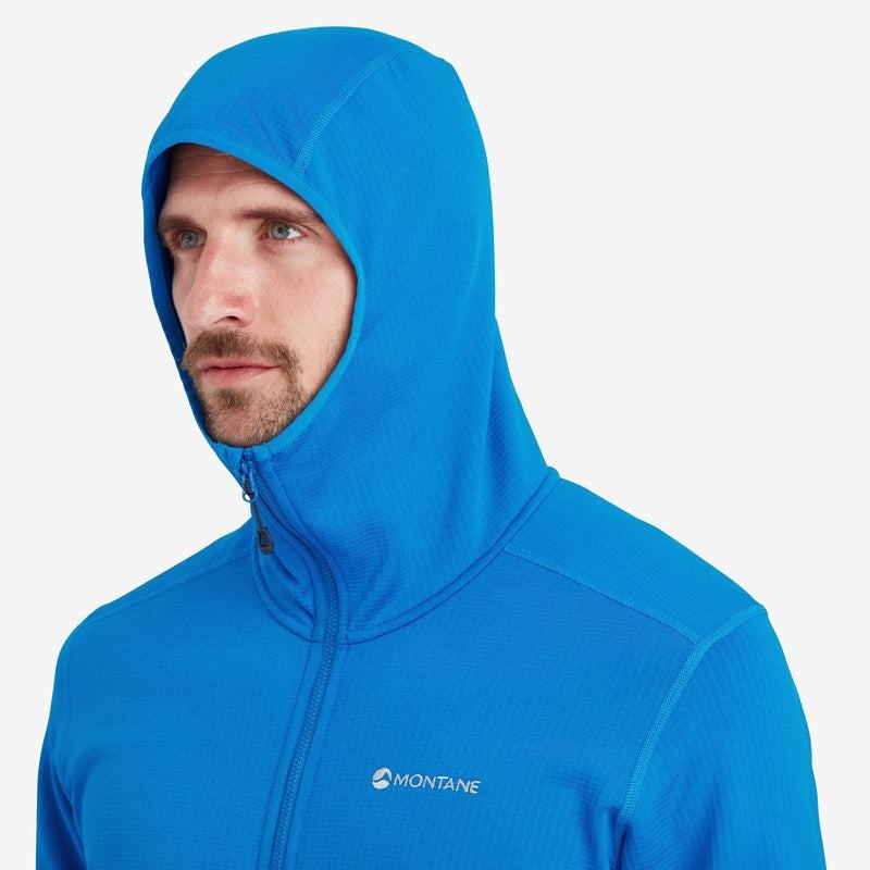 Montane Protium Met Capuchon Fleece Jassen Heren Blauw | WQR692PO