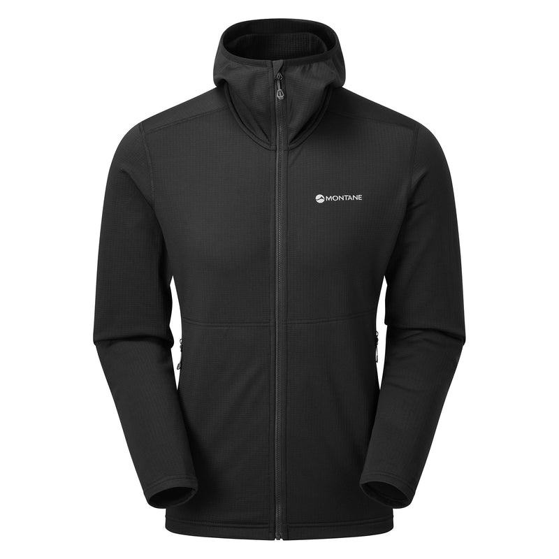 Montane Protium Met Capuchon Fleece Jassen Heren Zwart | QMT5118MK