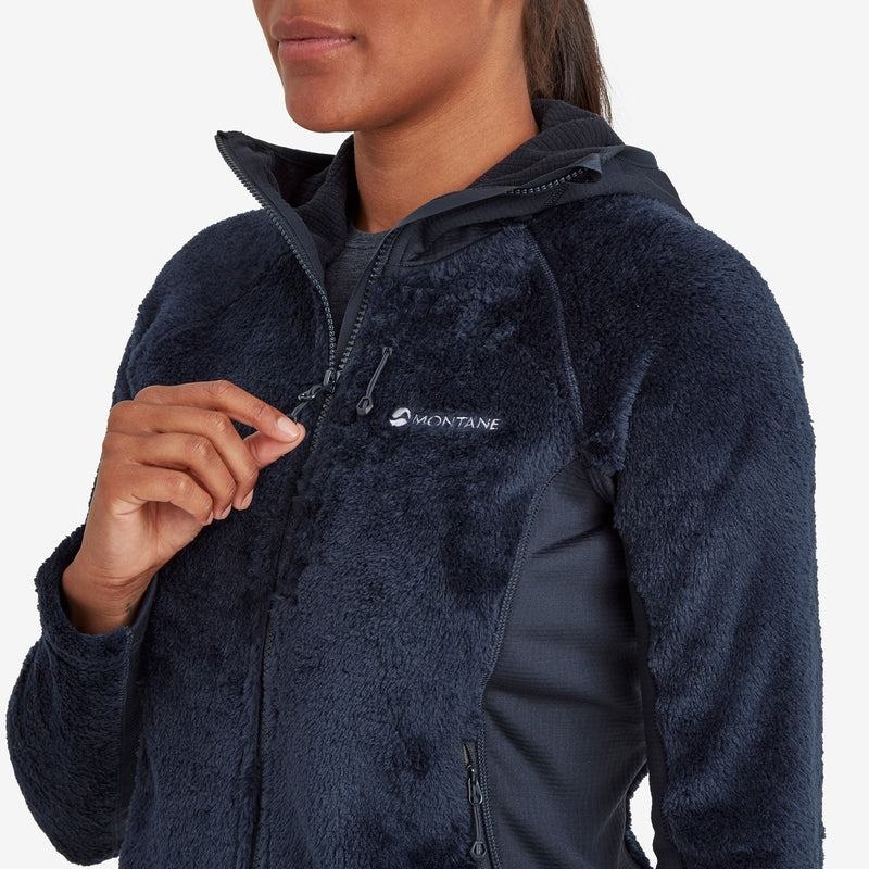 Montane Protium XPD Met Capuchon Fleece Jassen Dames Donkerblauw | EHT9155UL