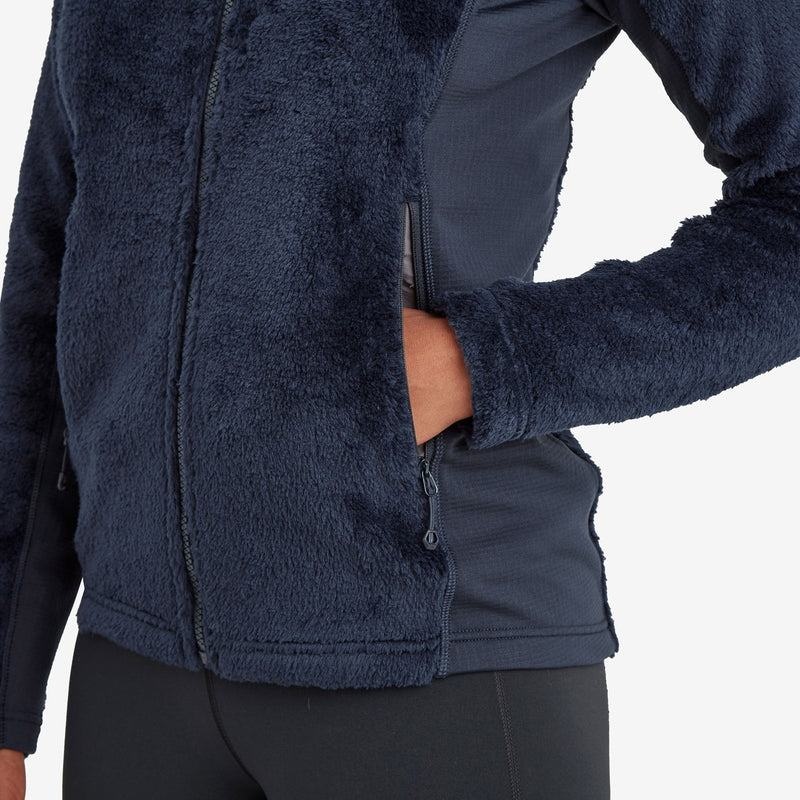 Montane Protium XPD Met Capuchon Fleece Jassen Dames Donkerblauw | EHT9155UL