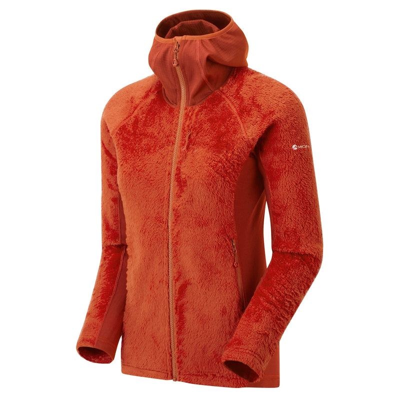 Montane Protium XPD Met Capuchon Fleece Jassen Dames Oranje Rood | CNP953HV