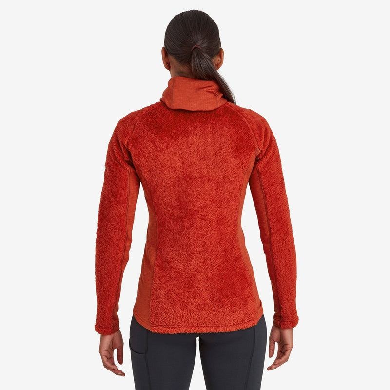 Montane Protium XPD Met Capuchon Fleece Jassen Dames Oranje Rood | CNP953HV