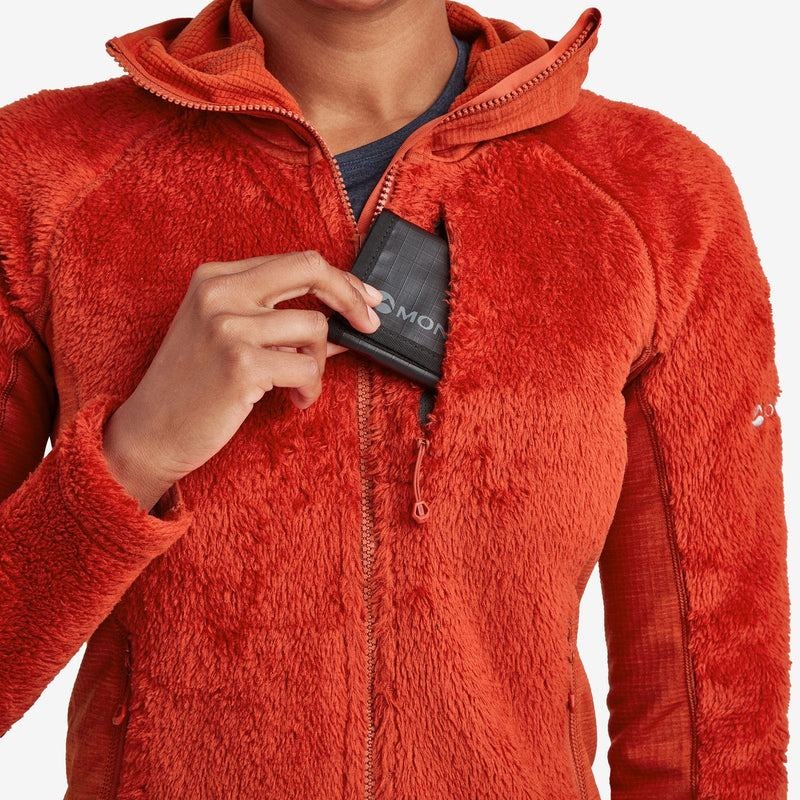 Montane Protium XPD Met Capuchon Fleece Jassen Dames Oranje Rood | CNP953HV