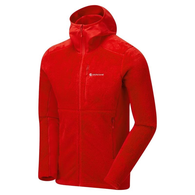 Montane Protium XPD Met Capuchon Fleece Jassen Heren Rood | JIT1255IA