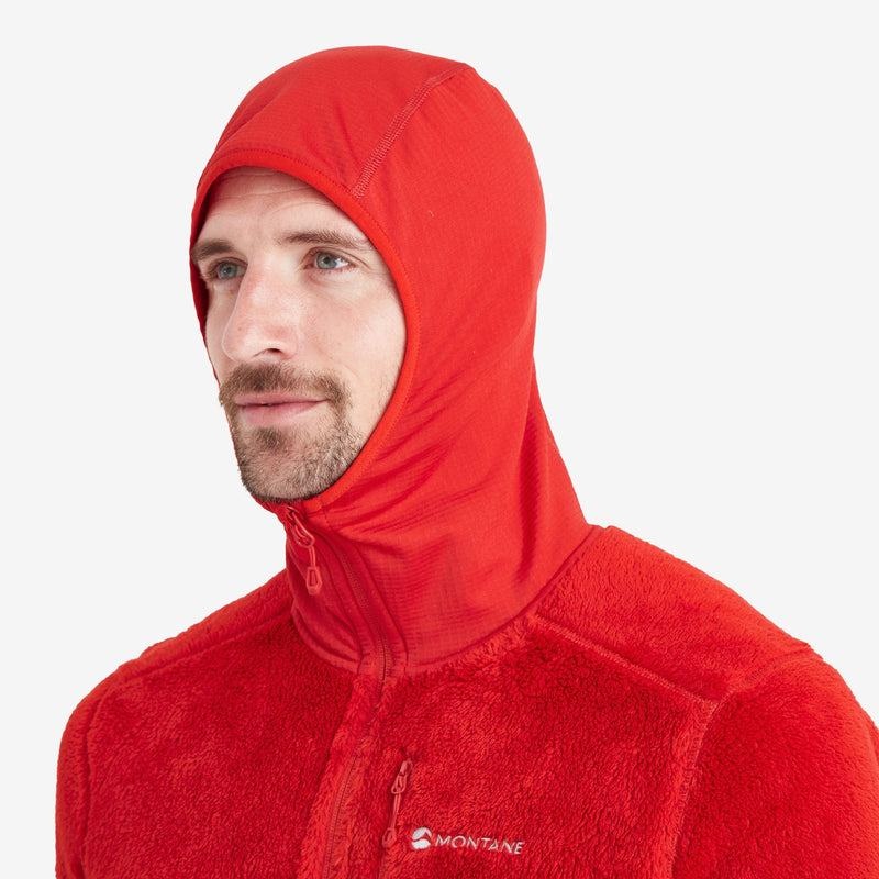 Montane Protium XPD Met Capuchon Fleece Jassen Heren Rood | JIT1255IA