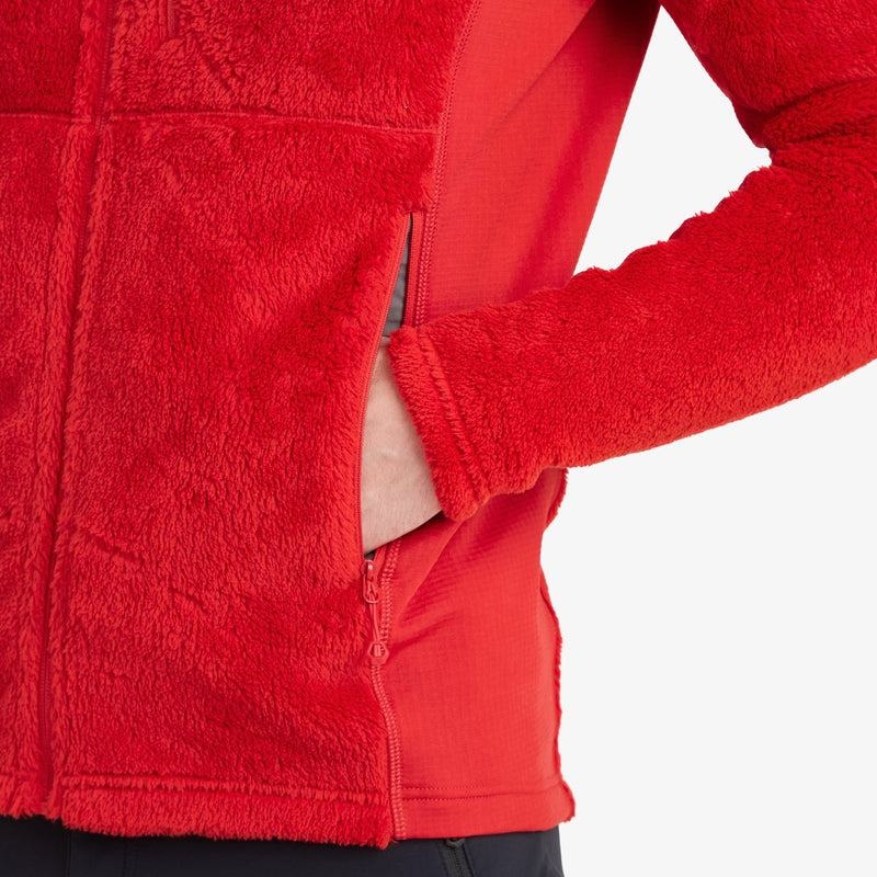 Montane Protium XPD Met Capuchon Fleece Jassen Heren Rood | JIT1255IA