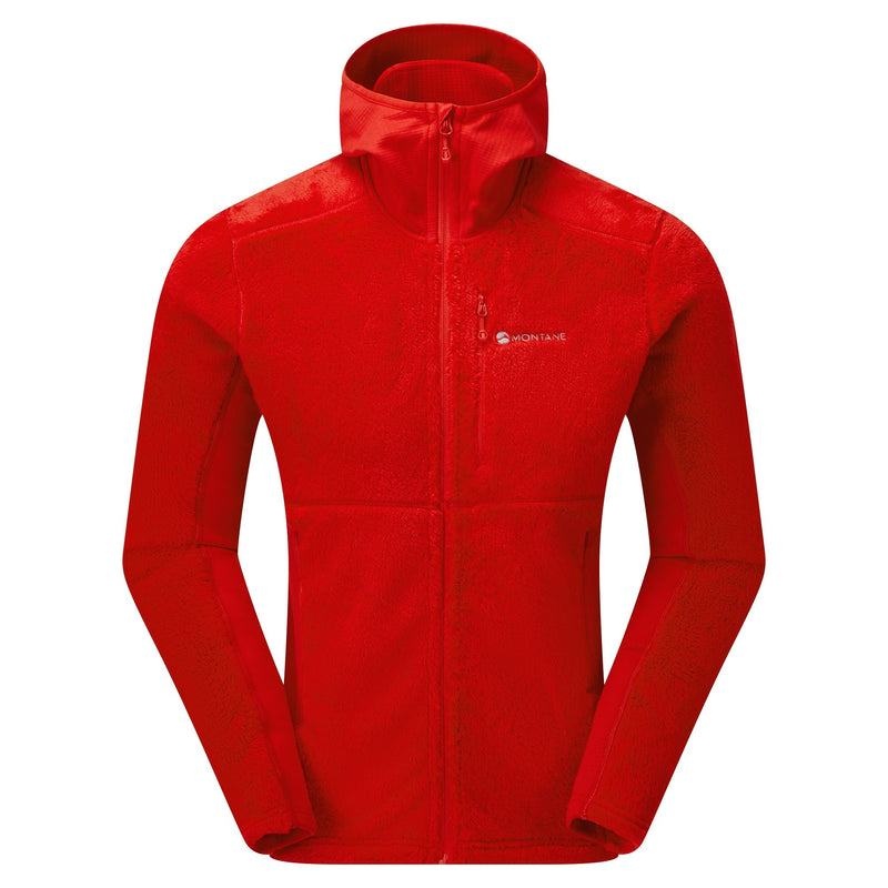 Montane Protium XPD Met Capuchon Fleece Jassen Heren Rood | JIT1255IA