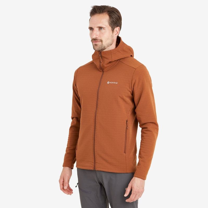 Montane Protium XT Met Capuchon Fleece Jassen Heren Donkeroranje | WXY481EY