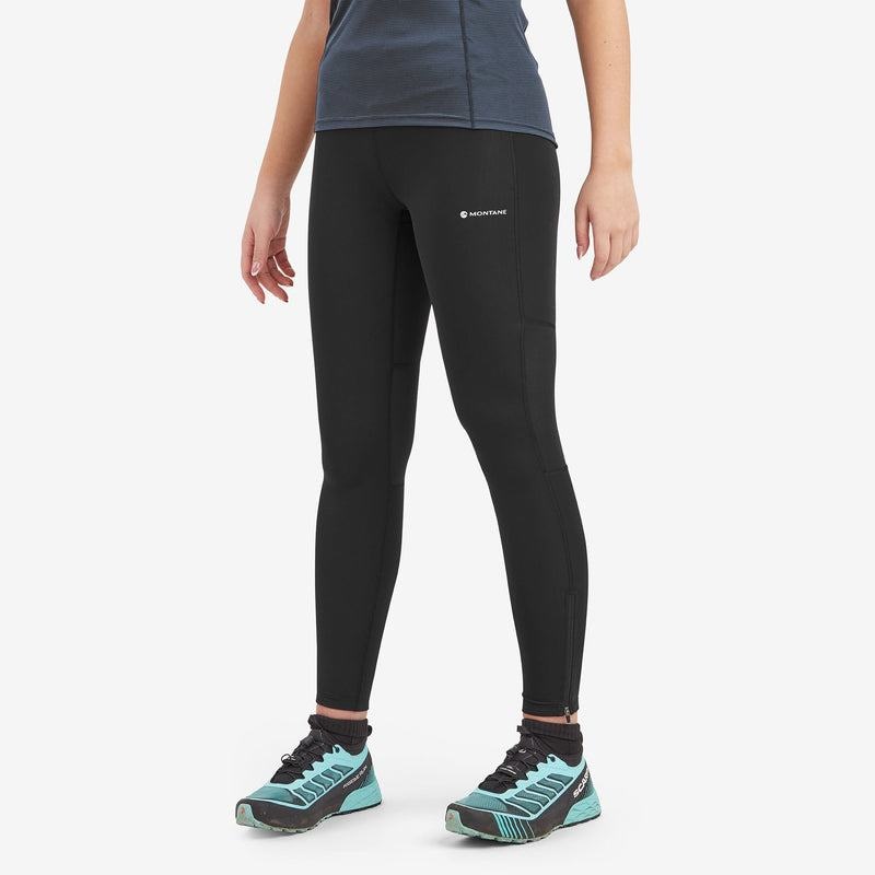 Montane Slipstream Trail Hardloop Leggings Dames Zwart | PMV5077ZP