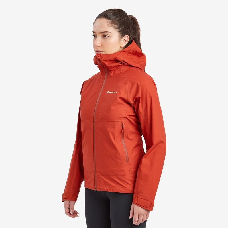 Montane Spirit Lite Waterdichte Jas Dames Oranje Rood | YKW7792ZZ