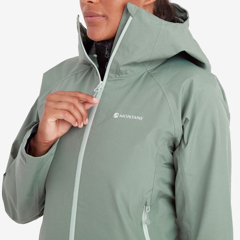 Montane Spirit Waterdichte Jas Dames Grijs Groen | KYF4656KN