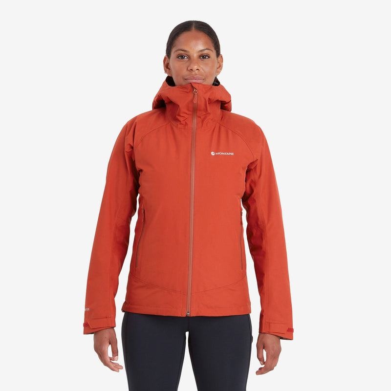 Montane Spirit Waterdichte Jas Dames Oranje Rood | IUC3699SY