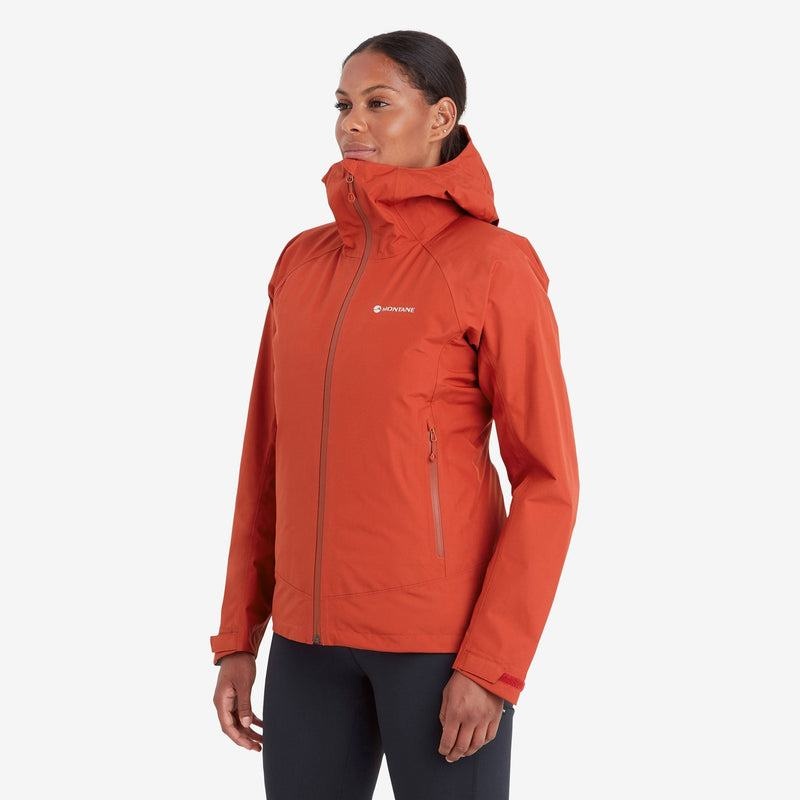 Montane Spirit Waterdichte Jas Dames Oranje Rood | IUC3699SY