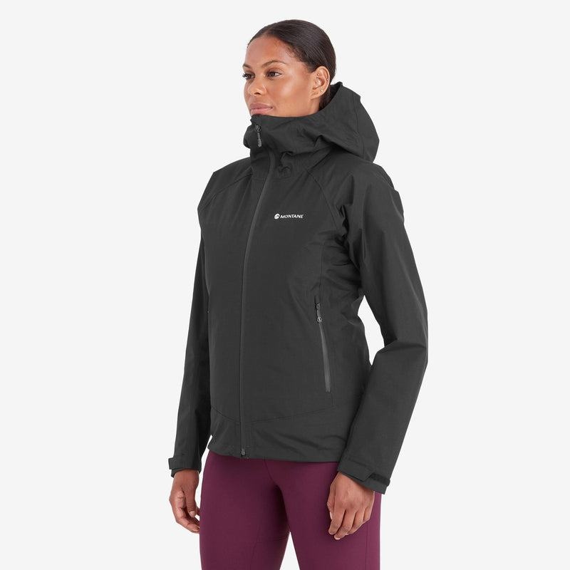 Montane Spirit Waterdichte Jas Dames Zwart | XMD2441SU