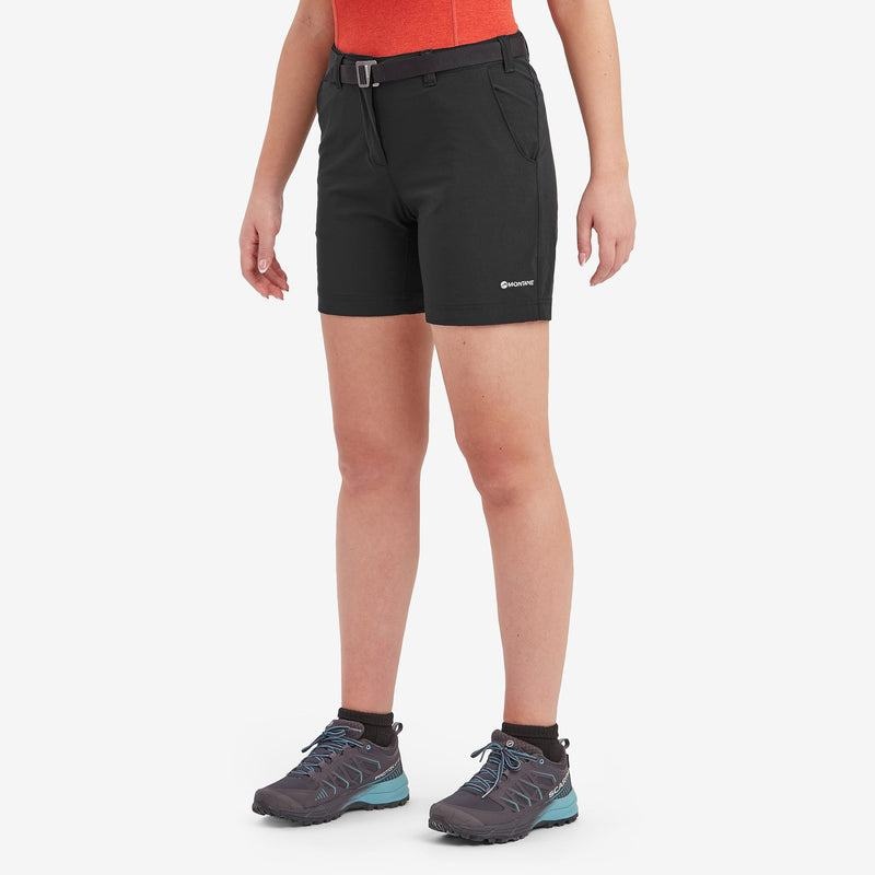 Montane Terra Stretch Lite Korte Broek Dames Zwart | ERQ3823HR