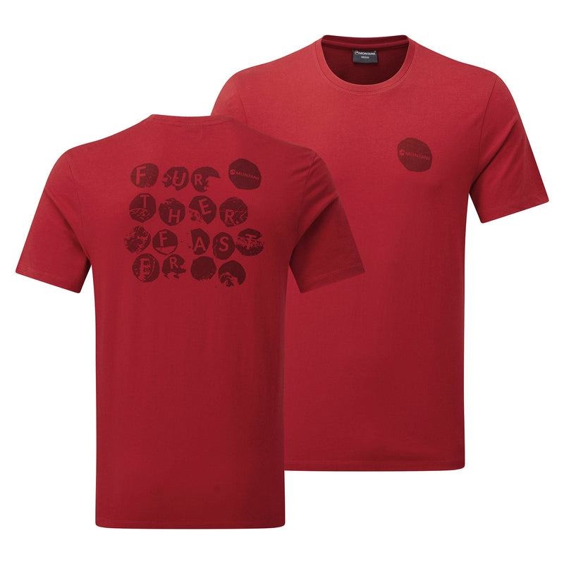 Montane Transpose T-shirts Heren Donkerrood | LNE5428MZ