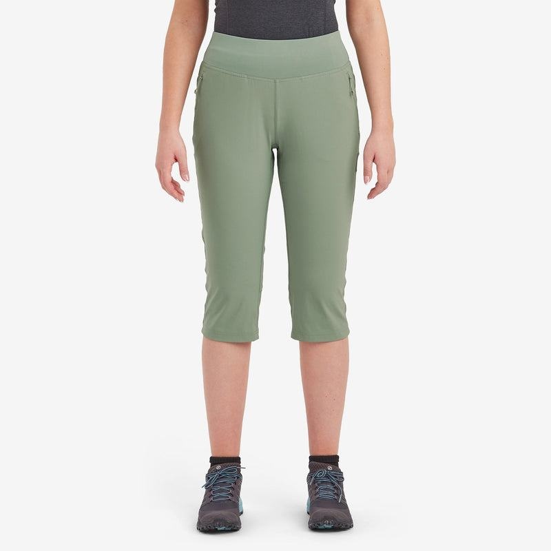 Montane Tucana Lite Stretch Capri 3/4 Leggings Dames Grijs Groen | ERR297XY