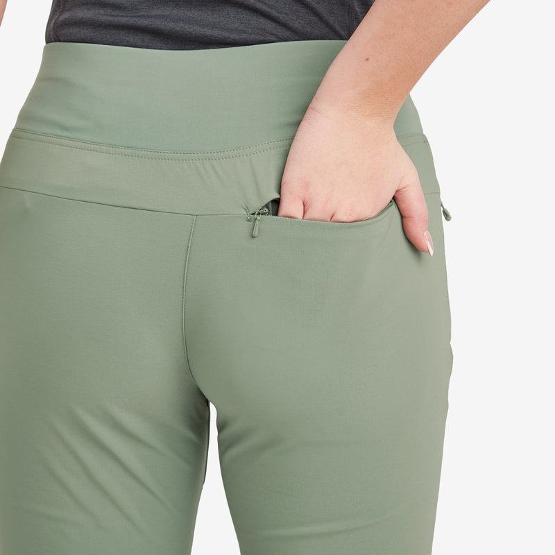 Montane Tucana Lite Stretch Capri 3/4 Leggings Dames Grijs Groen | ERR297XY