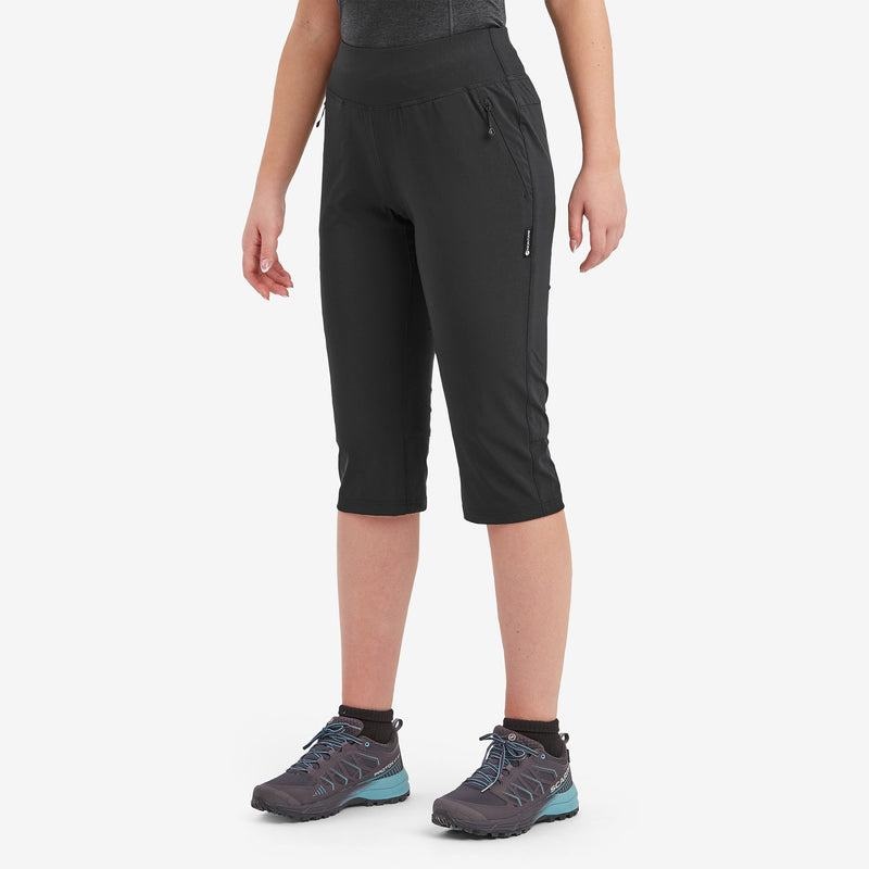 Montane Tucana Lite Stretch Capri 3/4 Leggings Dames Zwart | GMQ1036HG