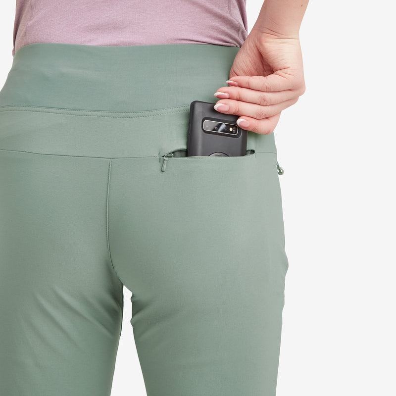 Montane Tucana Lite Stretch Leggings Dames Grijs Groen | VOC9759NW