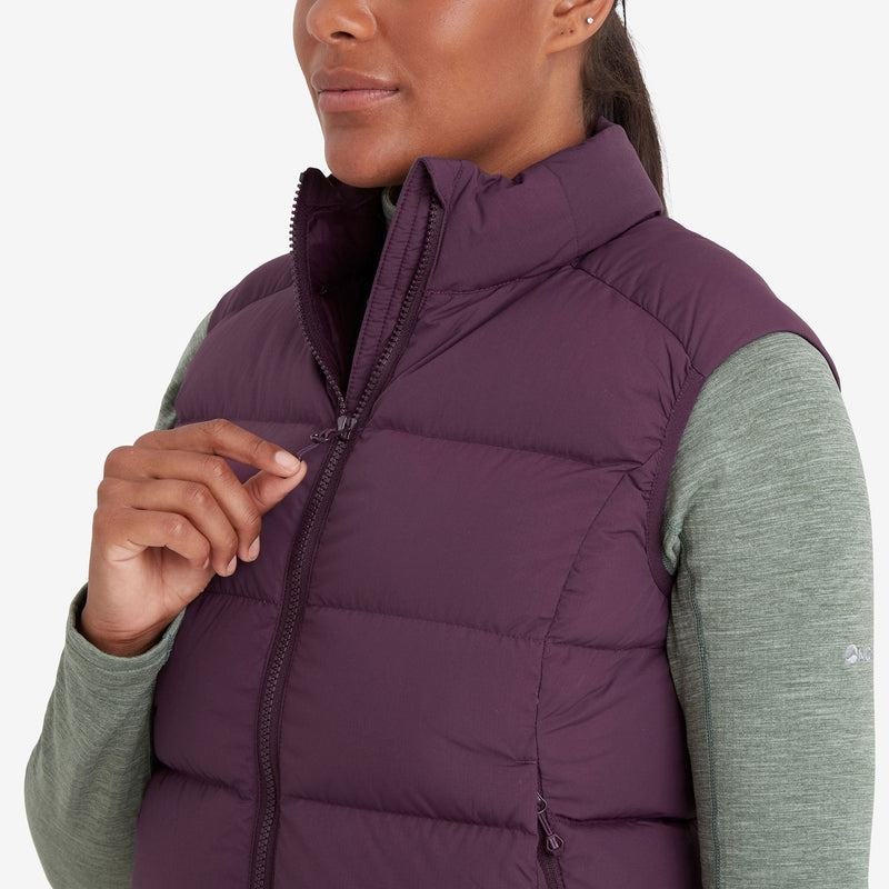 Montane Tundra Down Gilet Dames Paars | SLW6236HV