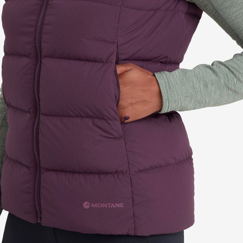 Montane Tundra Down Gilet Dames Paars | SLW6236HV