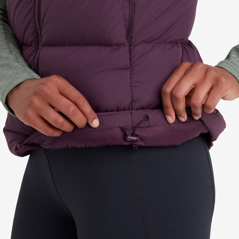 Montane Tundra Down Gilet Dames Paars | SLW6236HV